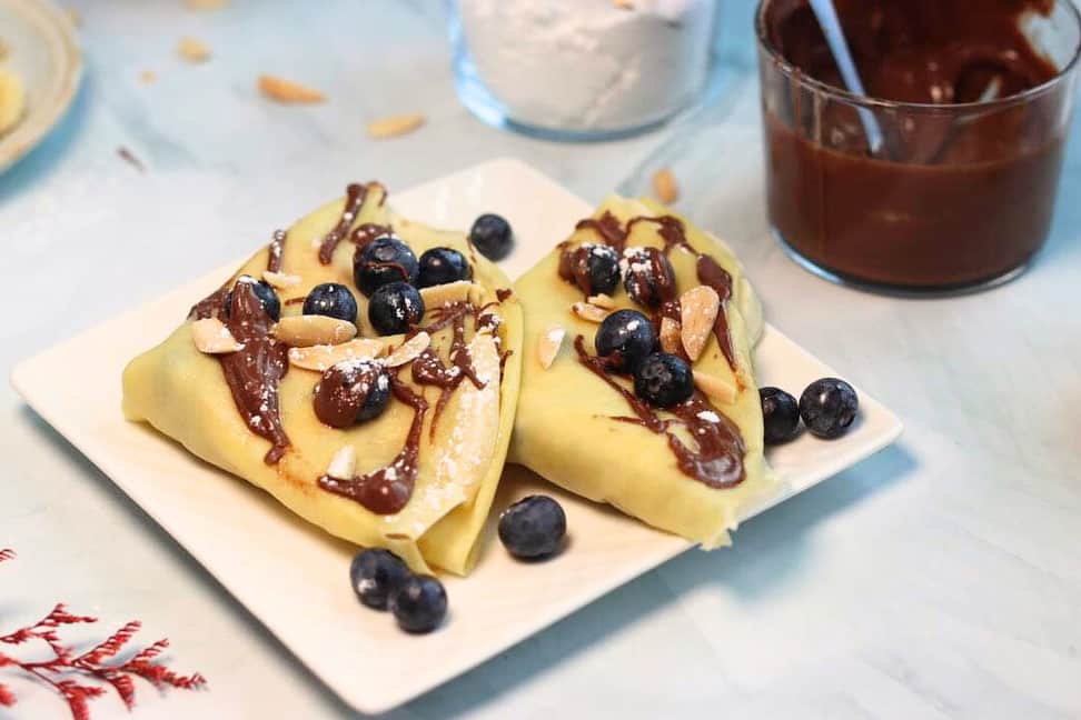 Blueberry Crepes — from the Gourmet Easy recipe book