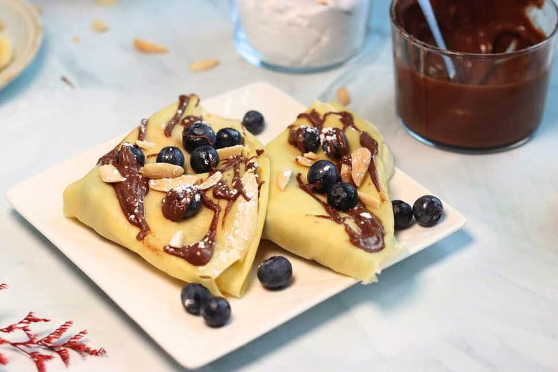 Blueberry Crepes — from the Gourmet Easy recipe book