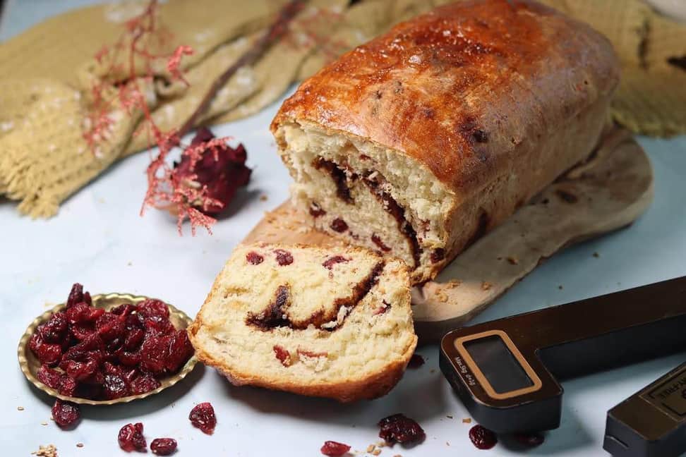 Cinnamon Cranberry Bread — from the Gourmet Easy recipe book