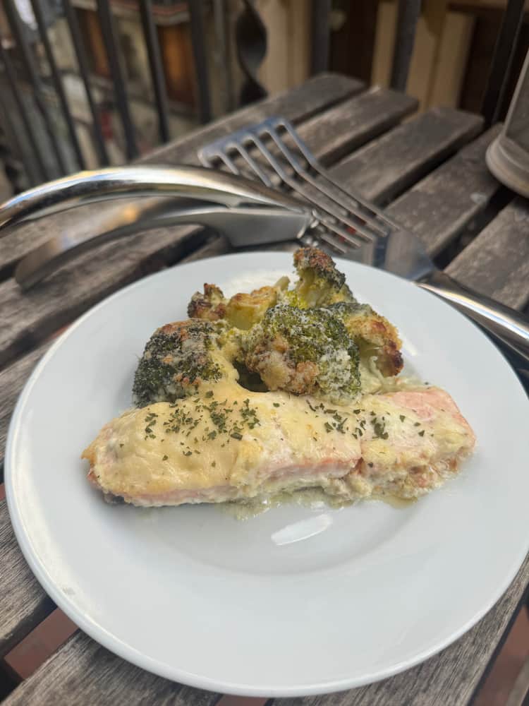 Creamy Baked Salmon — from the Gourmet Easy recipe book