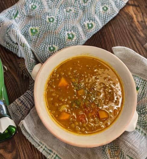 Lentil Soup — from the Gourmet Easy recipe book