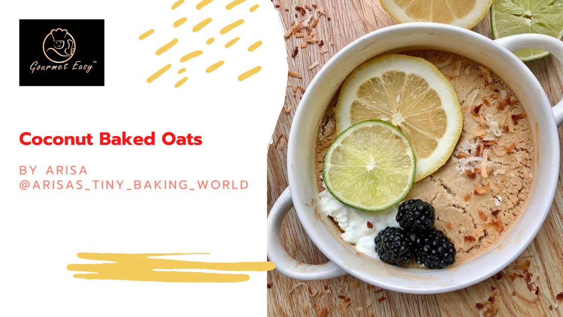 Coconut Baked Oats by Arisa @arisas_tiny_baking_world