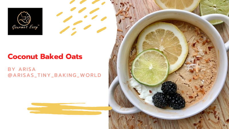 Coconut Baked Oats by Arisa @arisas_tiny_baking_world