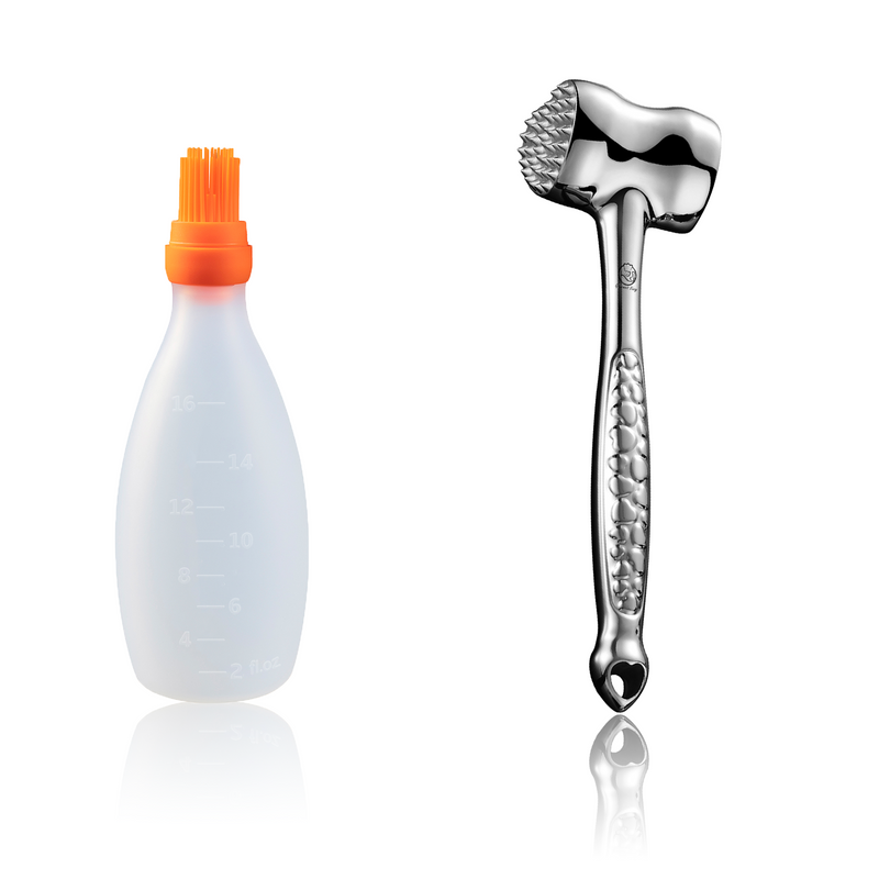 Baste Easy (Orange) + Meat Hammer - Love Edition