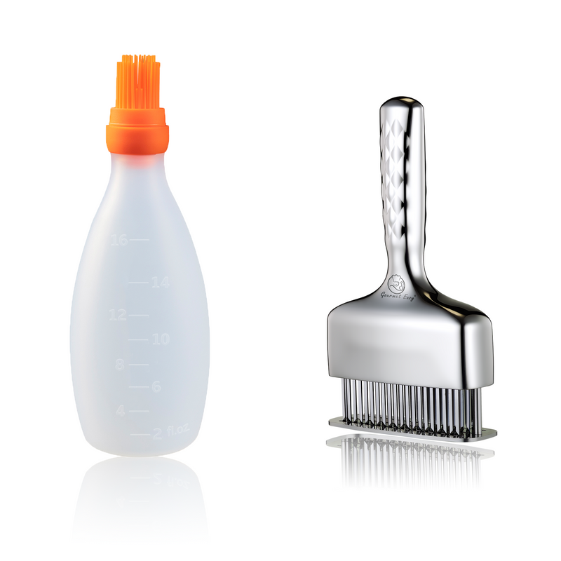 Baste Easy (Orange) + Meat Needle Luxe