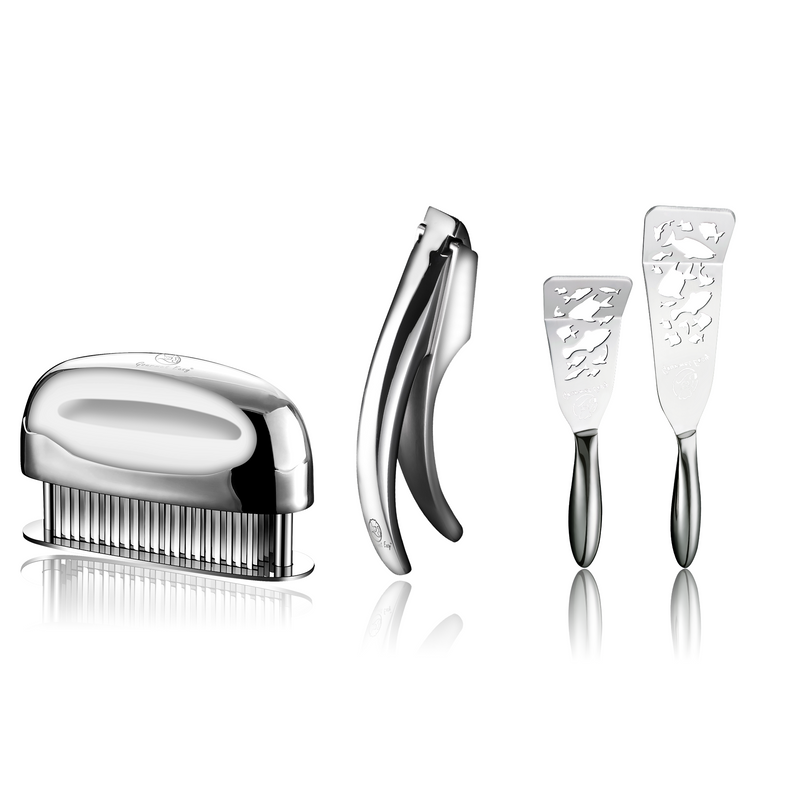 Fish Turner - Fish Edition + Garlic Easy (Fine Mince) + Meat Tenderizer Needle