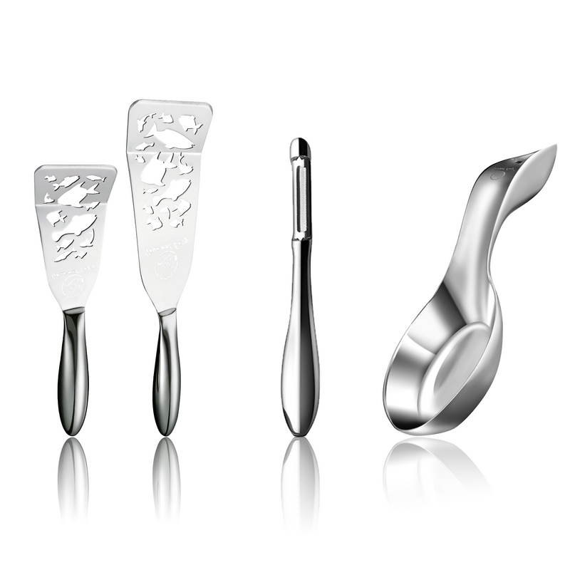 Fish Turner - Fish Edition + I Peeler + Spoon Rest