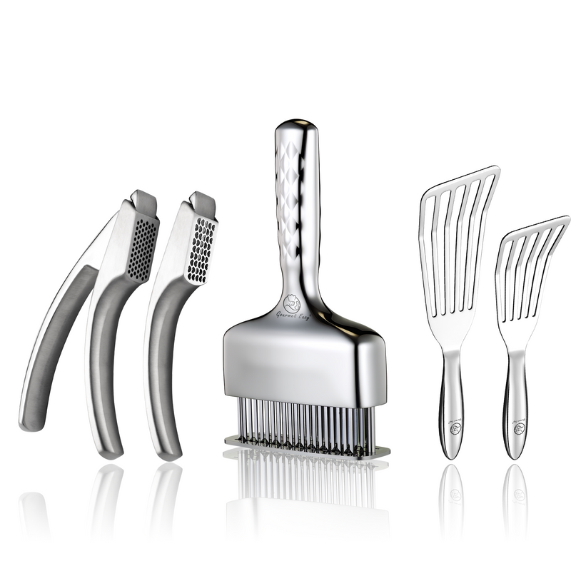 Fish Turner + Garlic Easy (Combo) + Meat Needle Luxe