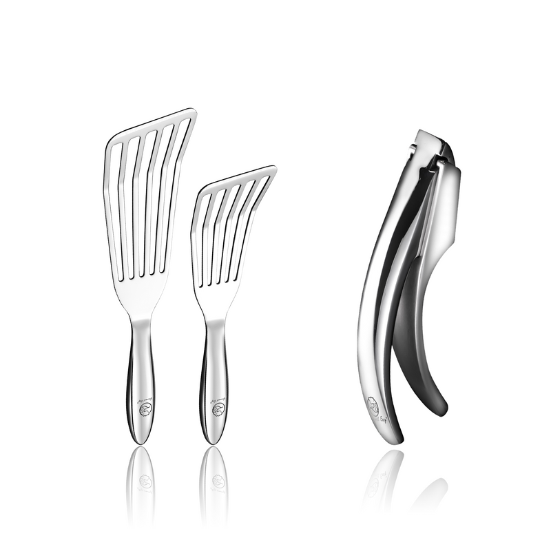 Fish Turner + Garlic Easy (Fine Mince)
