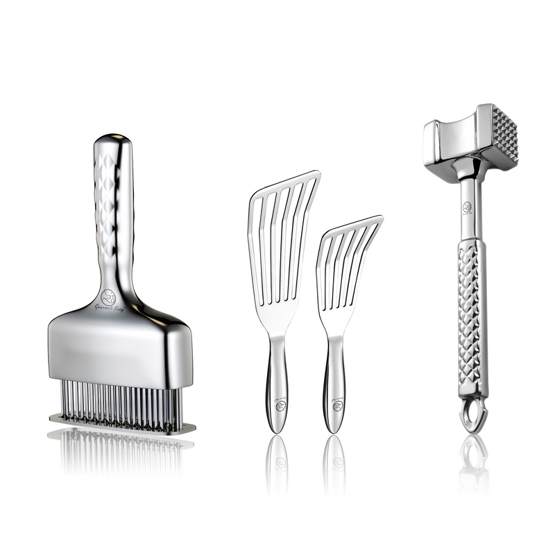 Fish Turner + Meat Hammer - Original + Meat Needle Luxe