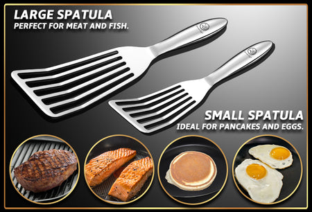 Gourmet Easy fish spatula stainless steel combo - 1 large fish