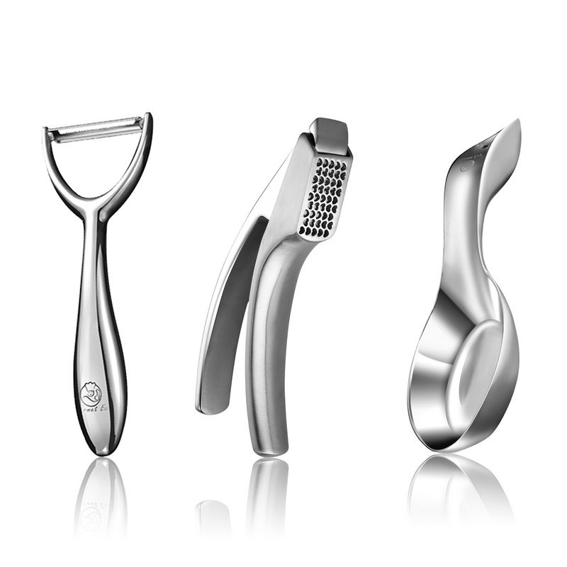 Garlic Easy (Coarse Mince) + Y Peeler + Spoon Rest