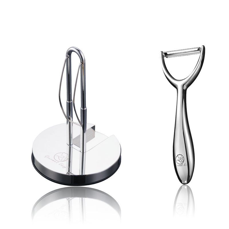 Kitchen Paper Towel Holder + Y Peeler