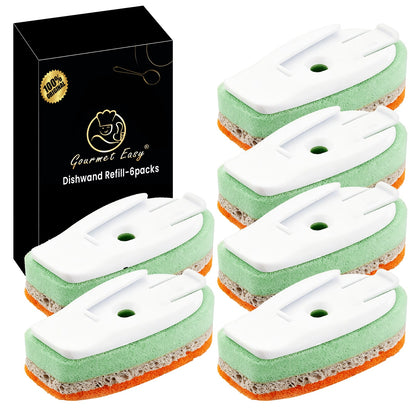Gourmet Easy Dishwand refill, 6 pack