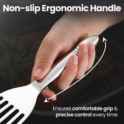 Non-slip ergonomic handle for a comfortable grip and precise control