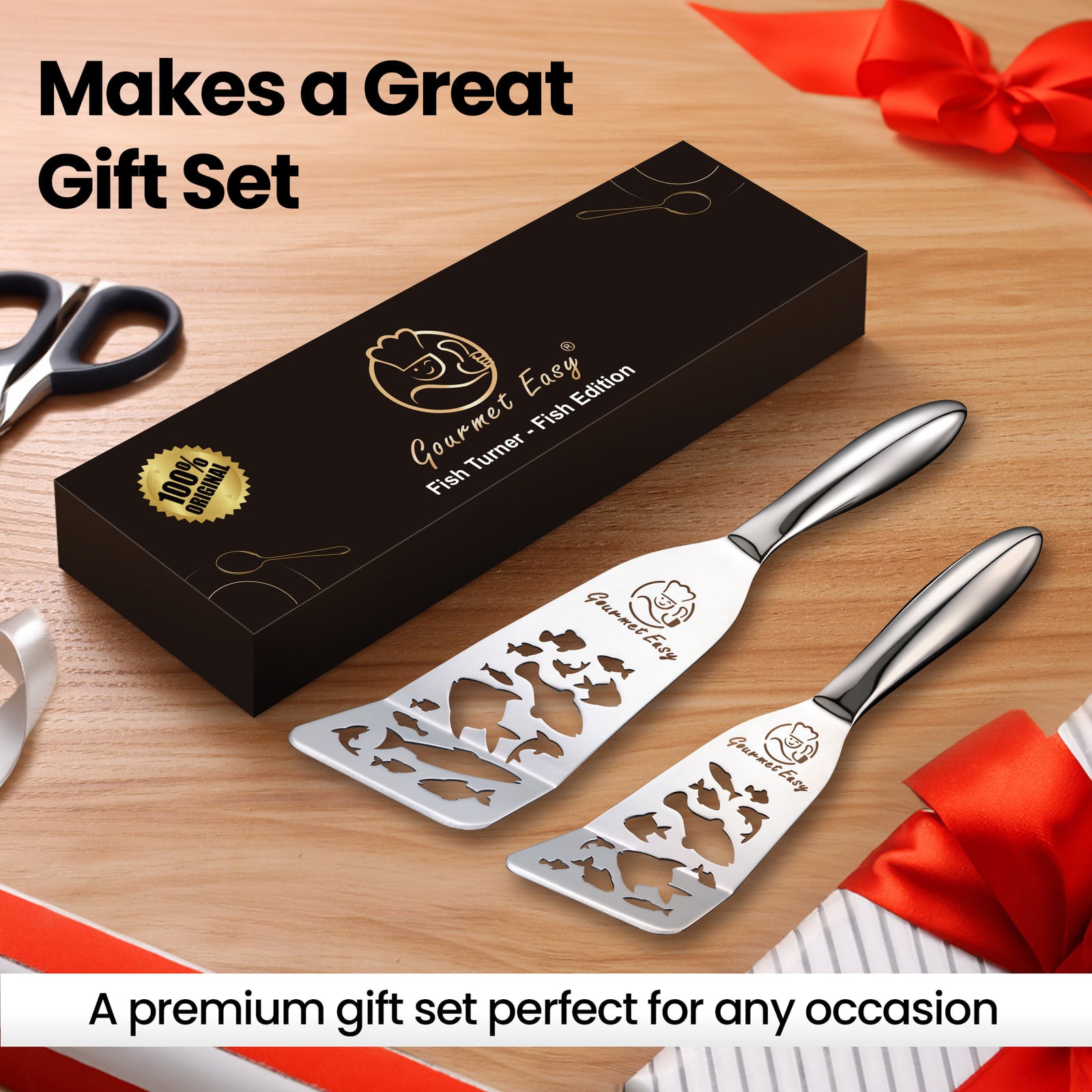 Fish Turner Fish Edition presented in a black gift box with ribbon