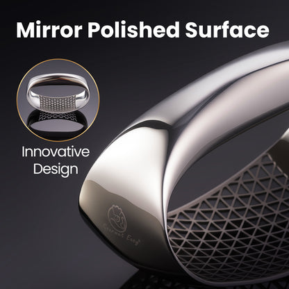 Mirror polished surface, an innovative design shown close up