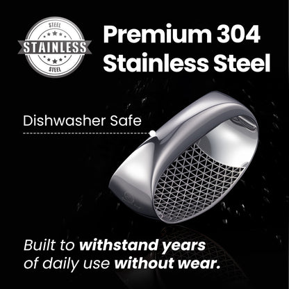 Premium 304 stainless steel, dishwasher safe