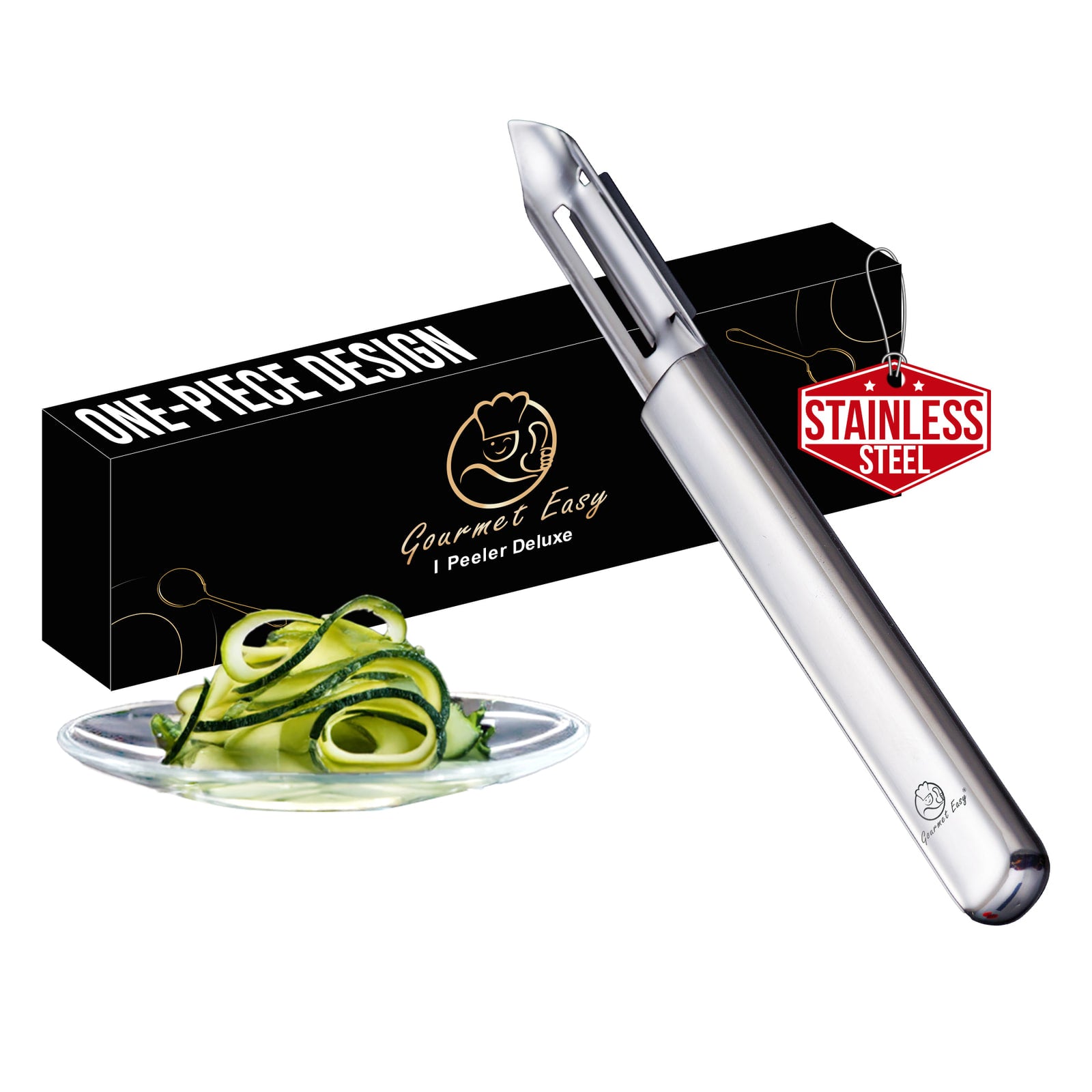 Gourmet Easy I Peeler Deluxe with its one-piece-design gift box