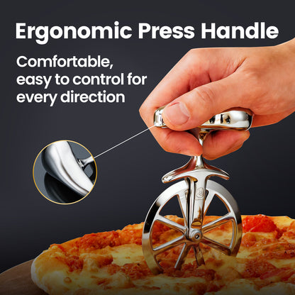 Ergonomic press handle, comfortable and easy to control in every direction