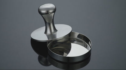 Burger Patty Maker demo: shaping and pressing a patty