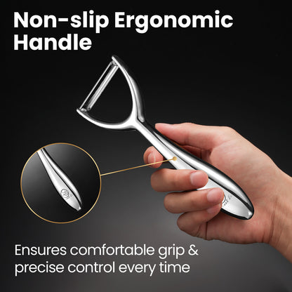 Non-slip ergonomic handle for a comfortable grip and precise control